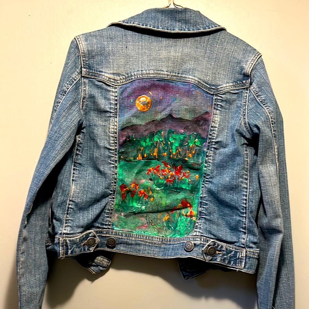 Handpainted hydraulic size small jacket